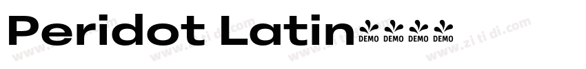 Peridot Latin字体转换